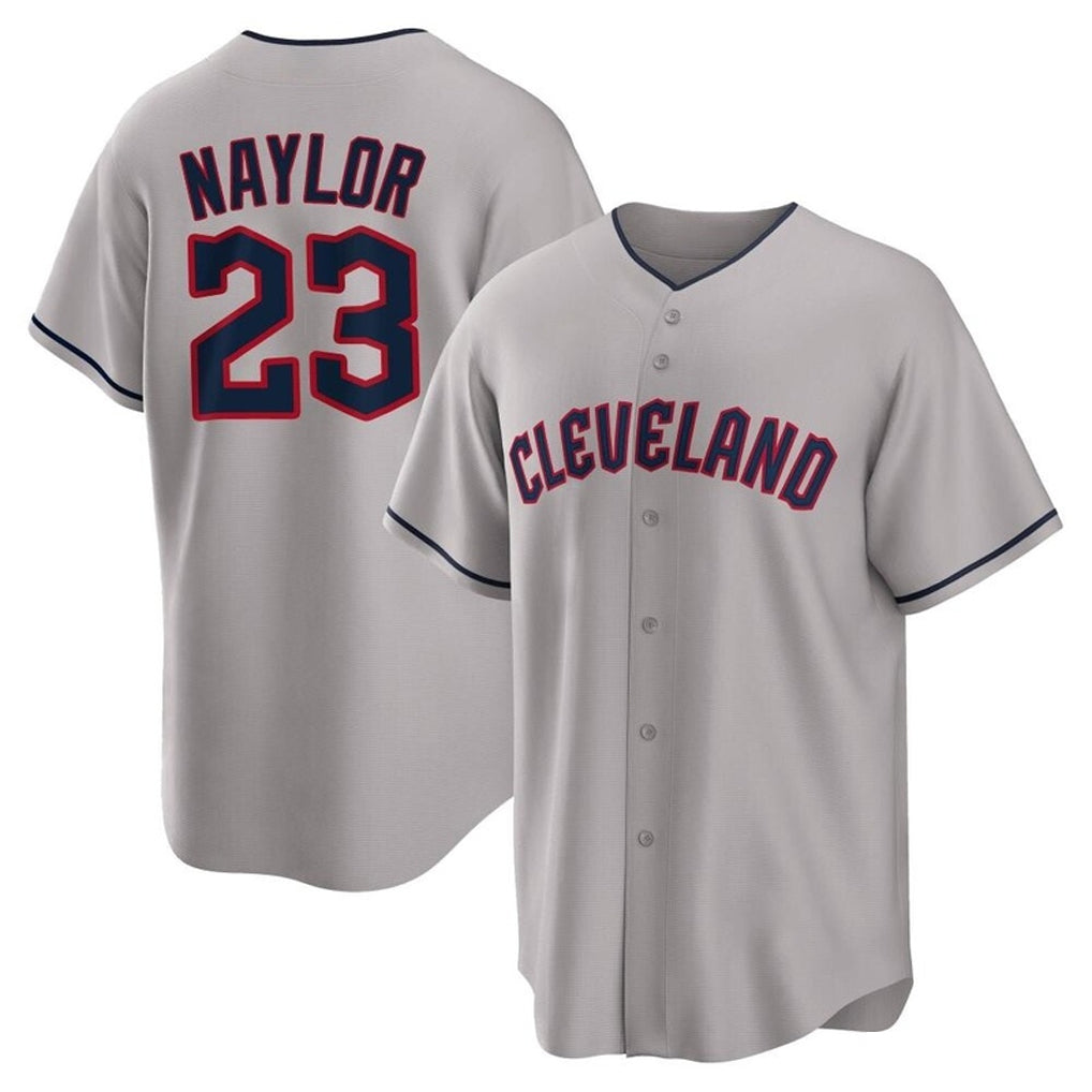 Elroe C.Guardians #23 Bo Naylor Player Gray Game Home Stitched Jerseys