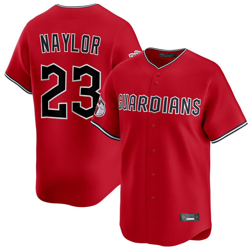Elroe C.Guardians #23 Bo Naylor Player Red Limited Home Stitched Jerseys