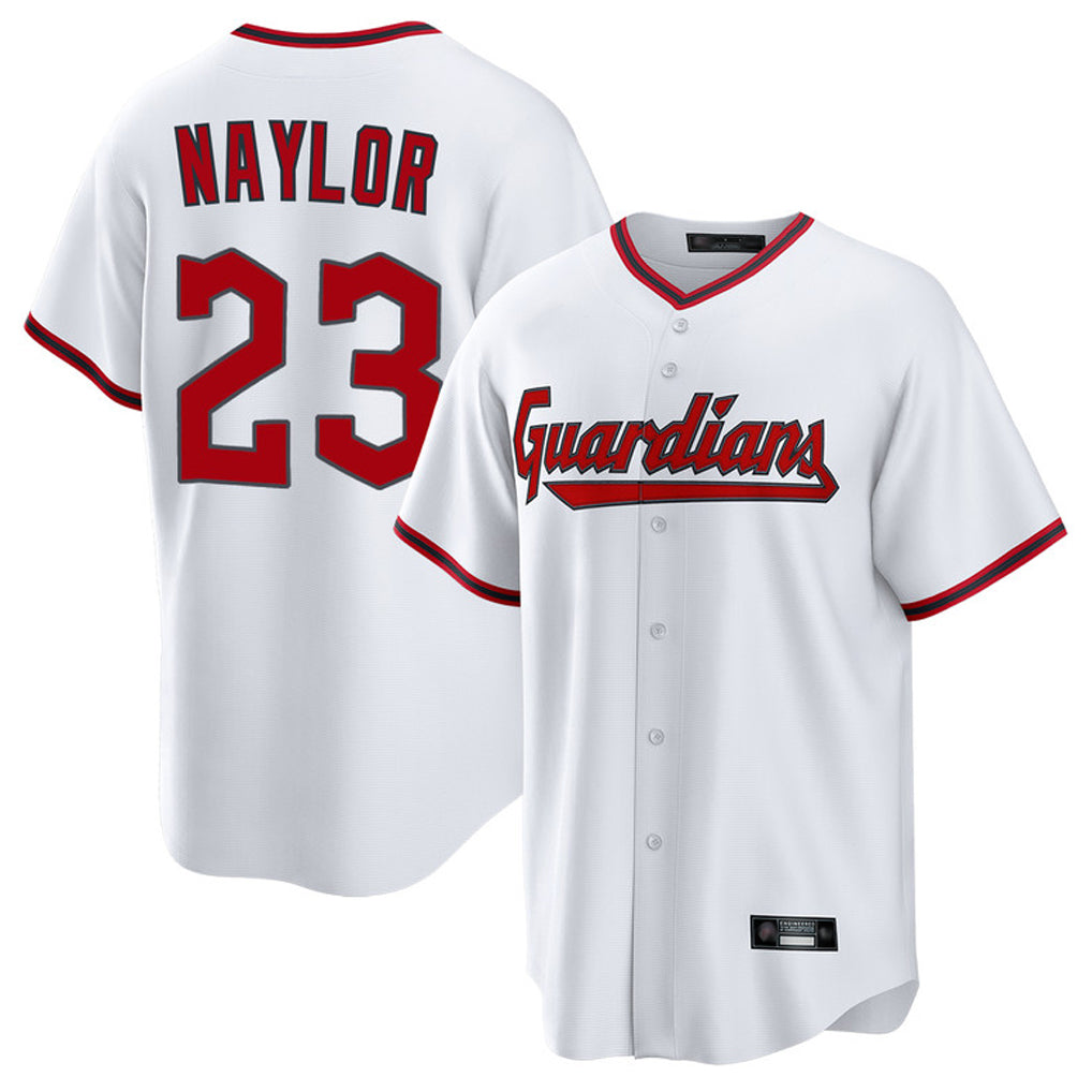 Elroe C.Guardians #23 Bo Naylor Player White Game Home Stitched Jerseys