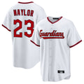 Elroe C.Guardians #23 Bo Naylor Player White Game Home Stitched Jerseys