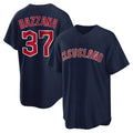 Elroe C.Guardians #37 Travis Bazzana Player Navy Game Home Stitched Jerseys