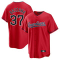 Elroe C.Guardians #37 Travis Bazzana Player Red Home Game Stitched Jerseys