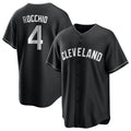Elroe C.Guardians #4 Brayan Rocchio Player Black Home Game Stitched Jerseys