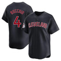Elroe C.Guardians #4 Brayan Rocchio Player Navy Limited Home Game Stitched Jerseys