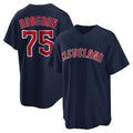 Elroe C.Guardians #75 Connor Brogdon Player Navy Game Home Stitched Jerseys