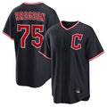 Elroe C.Guardians #75 Connor Brogdon Player Navy Home Game Stitched Jerseys