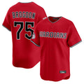 Elroe C.Guardians #75 Connor Brogdon Player Red Limited Home Stitched Jerseys