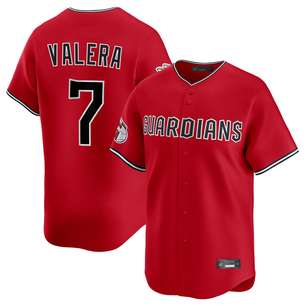 Elroe C.Guardians #7 George Valera Player Red Limited Home Stitched Jerseys