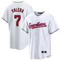 Elroe C.Guardians #7 George Valera Player White Home Game Stitched Jerseys