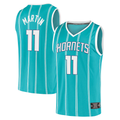 Elroe C.Hornets #11 Cody Martin  Teal Fast Break Replica Jerseys - Icon Edition
