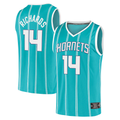 Elroe C.Hornets #14 Nick Richards  Teal Fast Break Replica Jerseys - Icon Edition