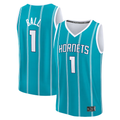 Elroe C.Hornets #1 LaMelo Ball  Teal Fast Break Replica Player Jerseys - Icon Edition