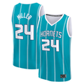 Elroe C.Hornets #24 Brandon Miller  Teal Fast Break Replica Jerseys - Icon Edition