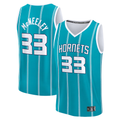 Elroe C.Hornets #33 Liam McNeeley  Teal Fast Break Replica Jerseys - Icon Edition