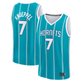 Elroe C.Hornets #7 Kon Knueppel  Teal 2025  Draft First Round Pick Fast Break Replica Jerseys - Icon Edition