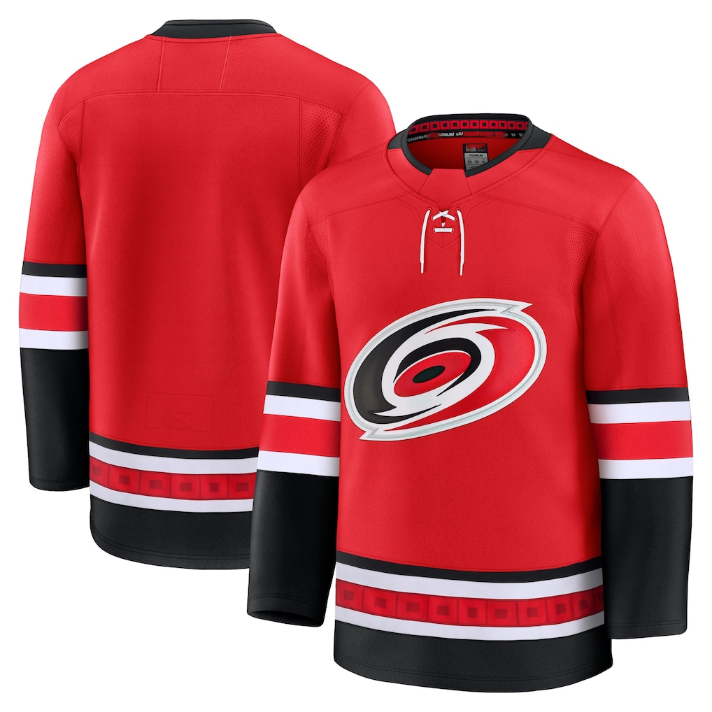 Elroe C.Hurricanes Red Alternate Premium Stitched Jerseys