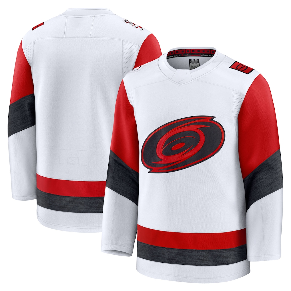 Elroe C.Hurricanes White Away Premium Stitched Jerseys