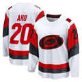 Elroe C.Hurricanes #20 Sebastian Aho White Away Breakaway Stitched Jerseys