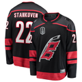 Elroe C.Hurricanes #22 Logan Stankoven Black 2026 Stanley Cup Final Home Breakaway Stitched Jerseys