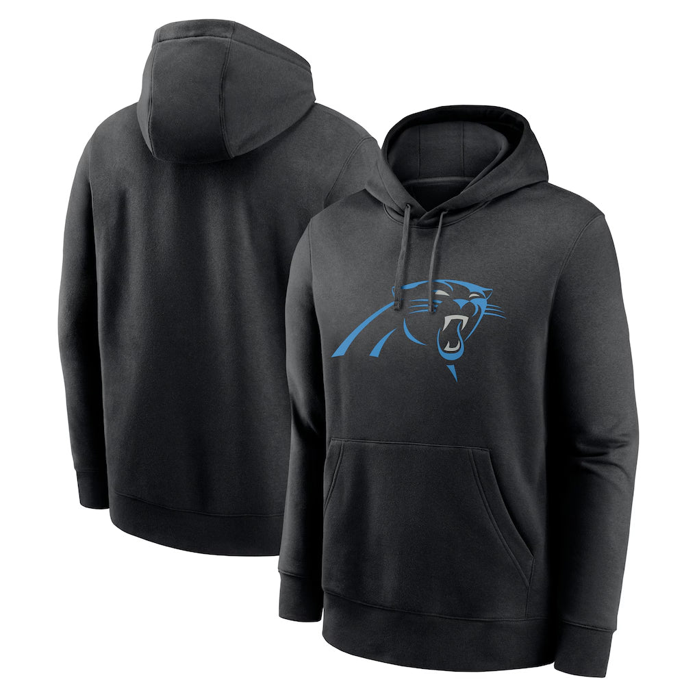 Elroe C.Panthers Black Salute to Service Pullover Hoodies Blank Player Stitched Jerseys