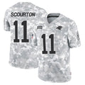 Elroe C.Panthers #11 Nic Scourton Player Arctic Camo Salute to Service Limited Stitched Jerseys