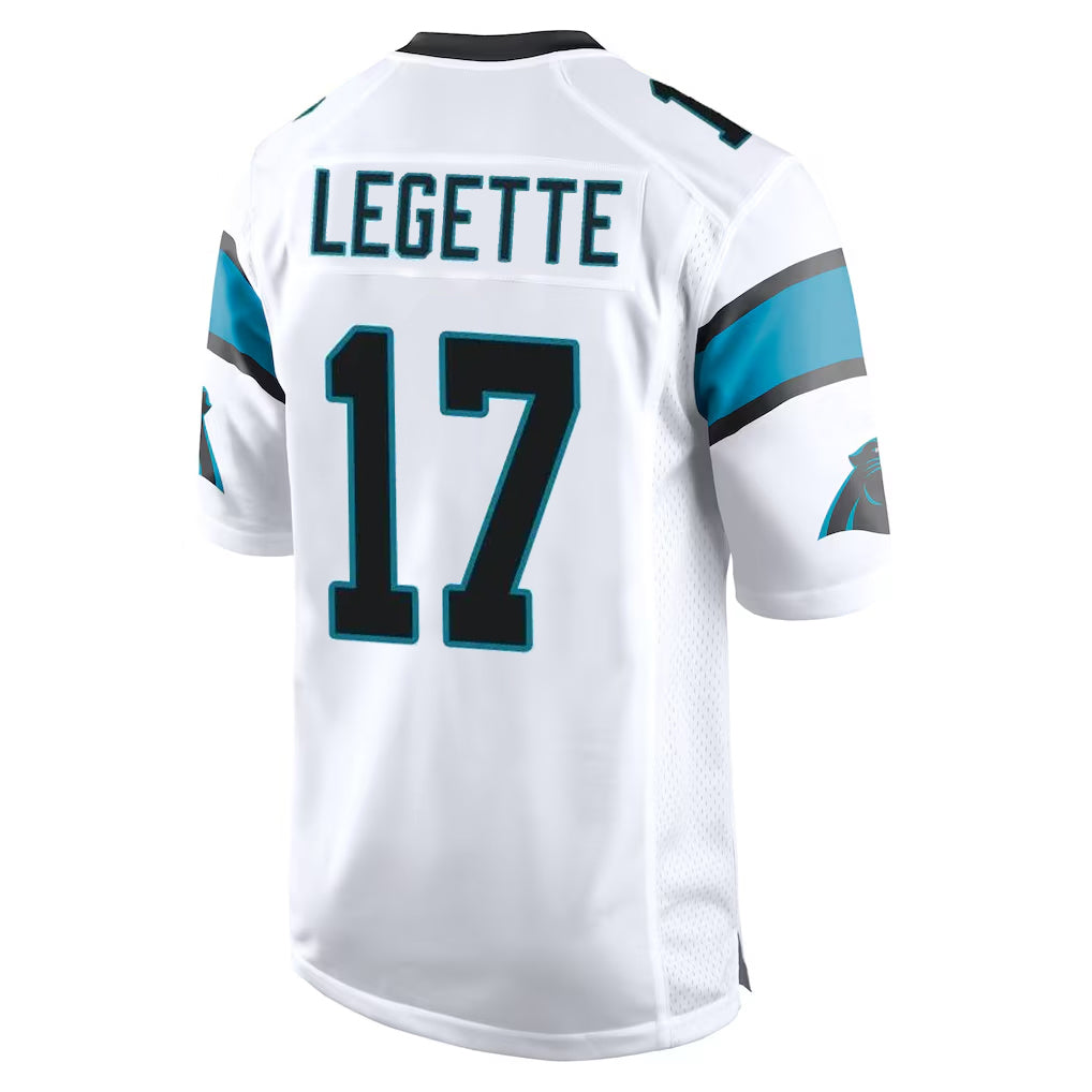 Elroe C.Panthers #17 Xavier Legette Player White Game Stitched Jerseys