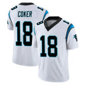 Elroe C.Panthers #18 Jalen Coker Player White Vapor Untouchable Limited Game Stitched Jerseys