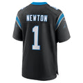 Elroe C.Panthers #1 Cam Newton Black Team Retired Game Stitched Jerseys