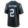 Elroe C.Panthers #2 Mike Jackson Player Black Home Game Stitched Jerseys