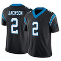 Elroe C.Panthers #2 Mike Jackson Player Black Vapor F.U.S.E. Limited Home Game Stitched Jerseys