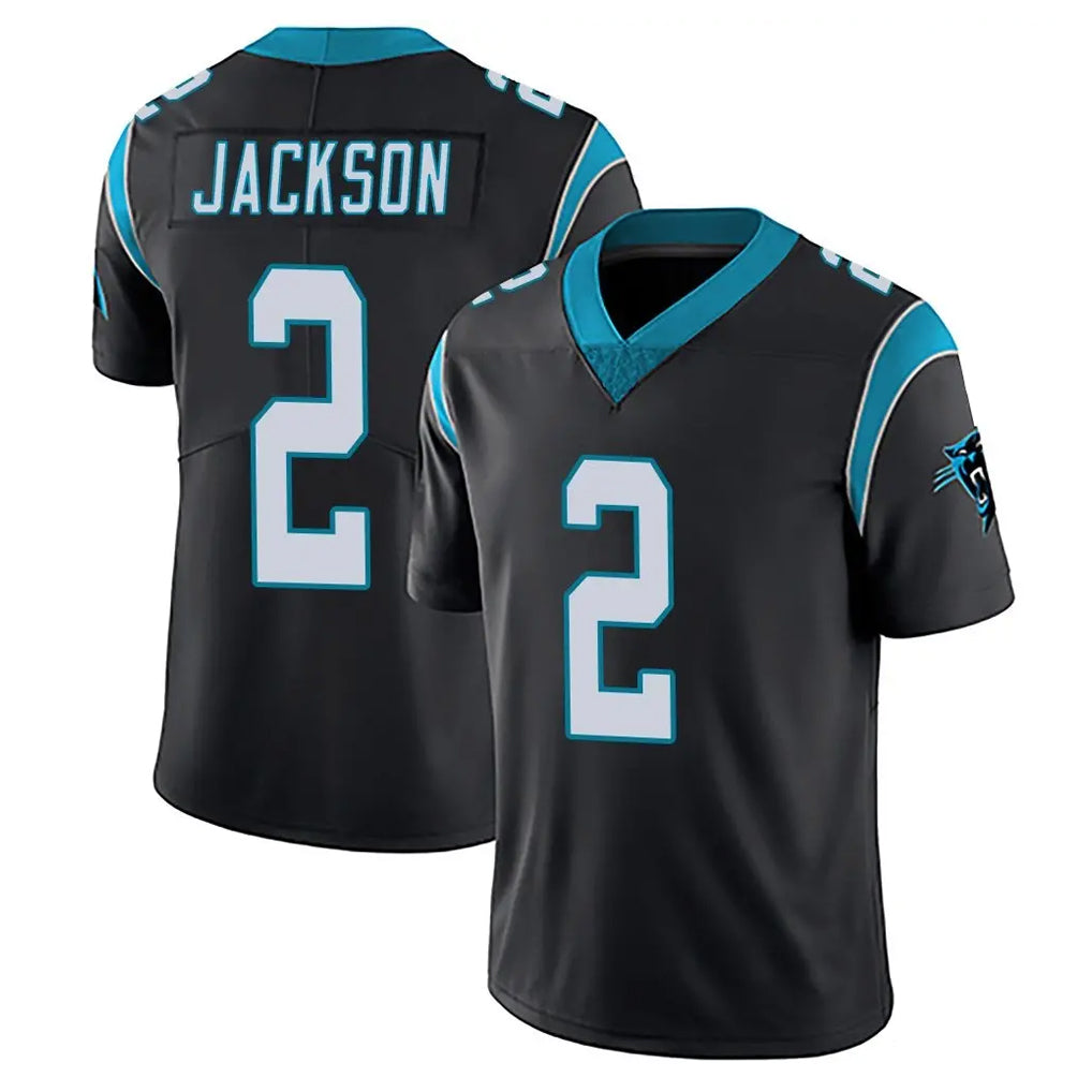 Elroe C.Panthers #2 Mike Jackson Player Black Vapor Untouchable Limited Game Stitched Jerseys