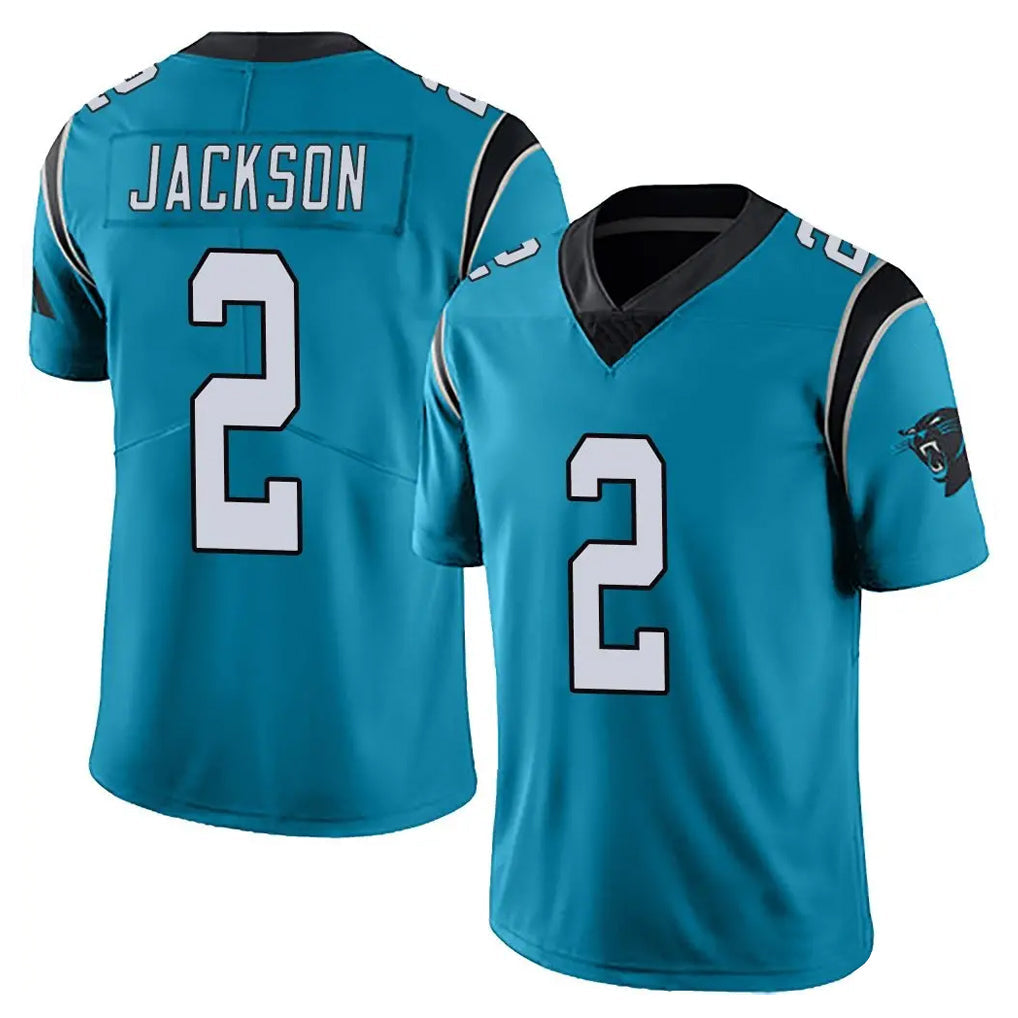 Elroe C.Panthers #2 Mike Jackson Player Blue Vapor Untouchable Limited Game Stitched Jerseys