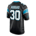 Elroe C.Panthers #30 Chuba Hubbard Player Black Game Stitched Jerseys