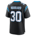 Elroe C.Panthers #30 Chuba Hubbard Player Black Home Game Stitched Jerseys