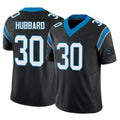 Elroe C.Panthers #30 Chuba Hubbard Player Black Vapor F.U.S.E. Limited Home Game Stitched Jerseys