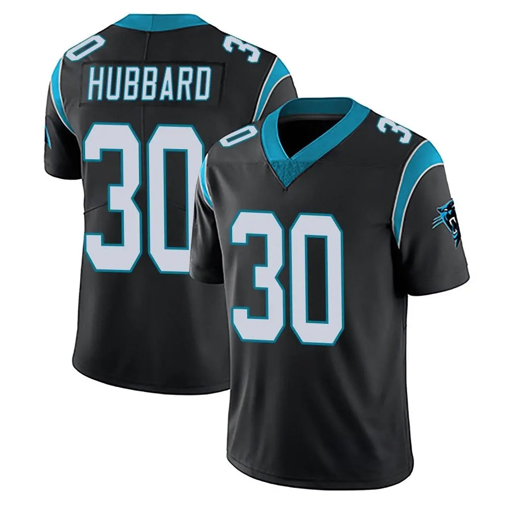 Elroe C.Panthers #30 Chuba Hubbard Player Black Vapor Untouchable Limited Game Stitched Jerseys