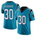 Elroe C.Panthers #30 Chuba Hubbard Player Blue Vapor Untouchable Limited Game Stitched Jerseys
