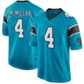 Elroe C.Panthers #4 Tetairoa McMillan Player Blue Game Stitched Jerseys