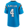 Elroe C.Panthers #4 Tetairoa McMillan Player Blue Home Game Stitched Jerseys