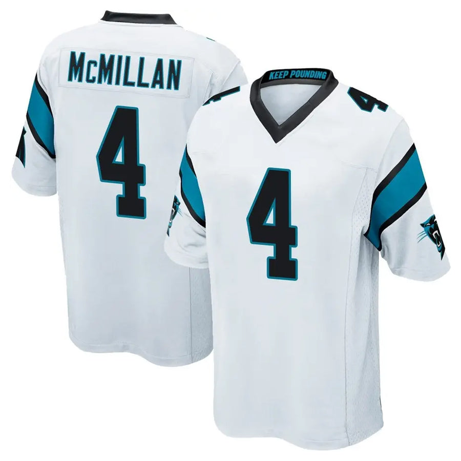 Elroe C.Panthers #4 Tetairoa McMillan Player White Game Stitched Jerseys