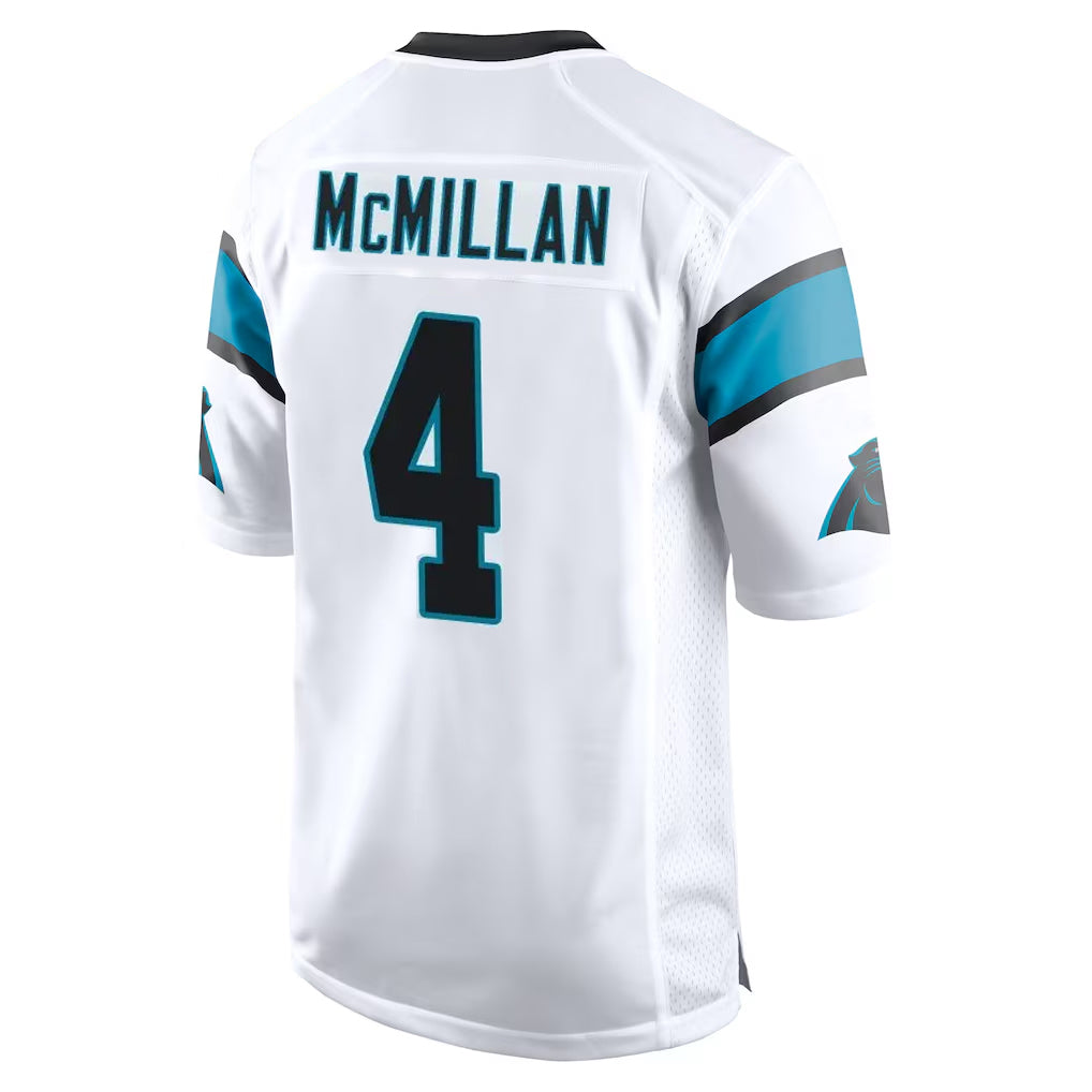 Elroe C.Panthers #4 Tetairoa McMillan Player White Game Stitched Jerseys