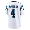 Elroe C.Panthers #4 Tetairoa McMillan Player White Home Game Stitched Jerseys
