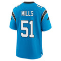Elroe C.Panthers #51 Sam Mills Player Blue Home Game Stitched Jerseys