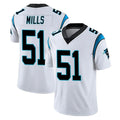 Elroe C.Panthers #51 Sam Mills Player White Vapor Untouchable Limited Game Stitched Jerseys