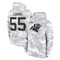 Elroe C.Panthers #55 Devin Lloyd Player Arctic Camo Salute to Service Pullover Hoodies Limited Game Stitched Jerseys