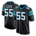 Elroe C.Panthers #55 Devin Lloyd Player Black Game Stitched Jerseys