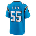 Elroe C.Panthers #55 Devin Lloyd Player Blue Home Game Stitched Jerseys