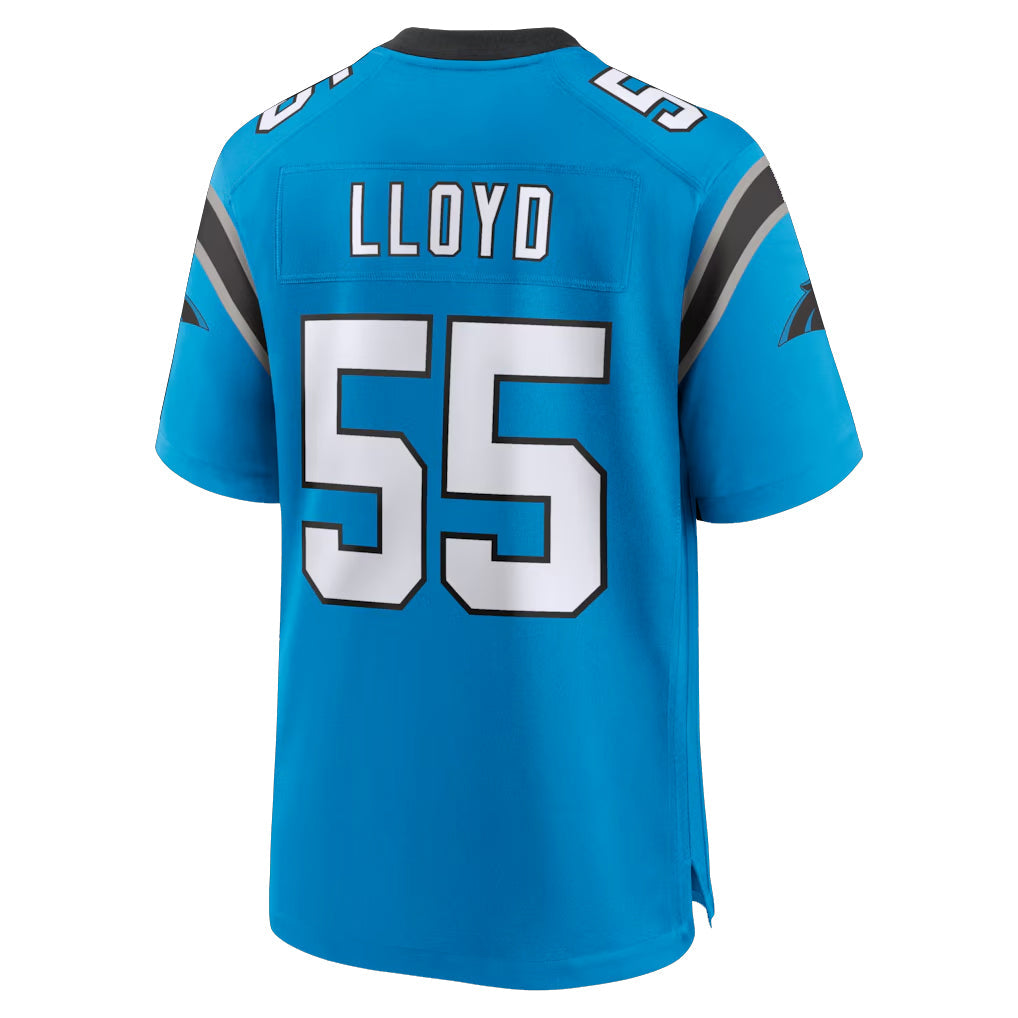 Elroe C.Panthers #55 Devin Lloyd Player Blue Home Game Stitched Jerseys