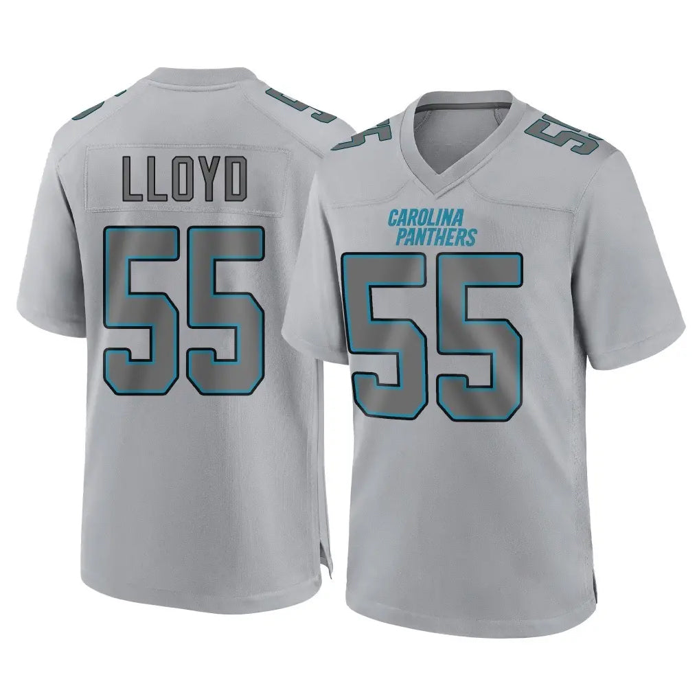 Elroe C.Panthers #55 Devin Lloyd Player Gray Atmosphere Fashion Game Stitched Jerseys