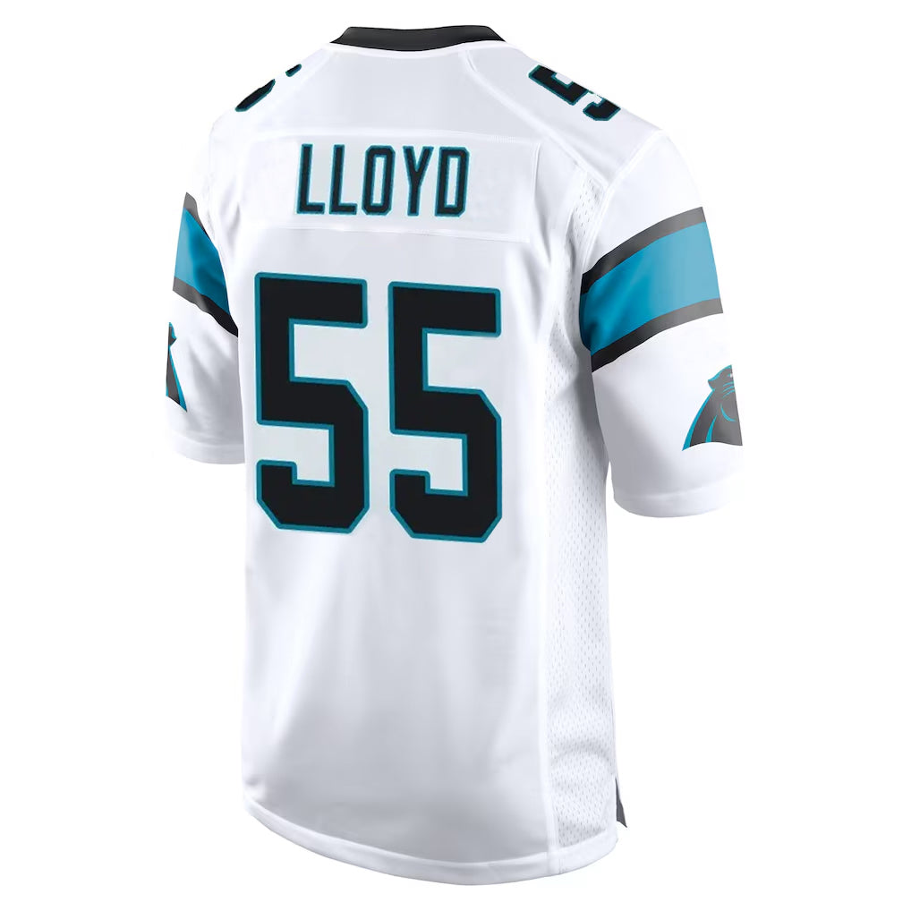 Elroe C.Panthers #55 Devin Lloyd Player White Game Stitched Jerseys